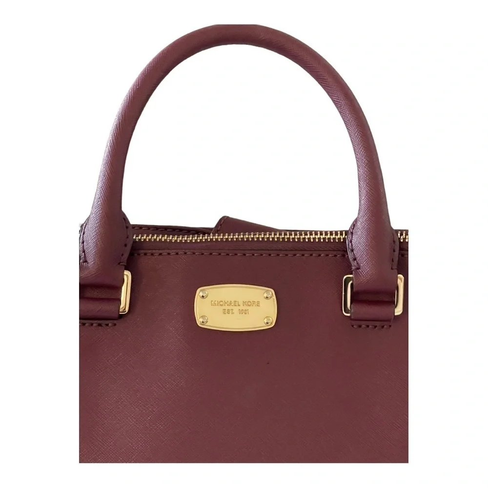 Michael Kors Two Way Merlot Convertible Handbag